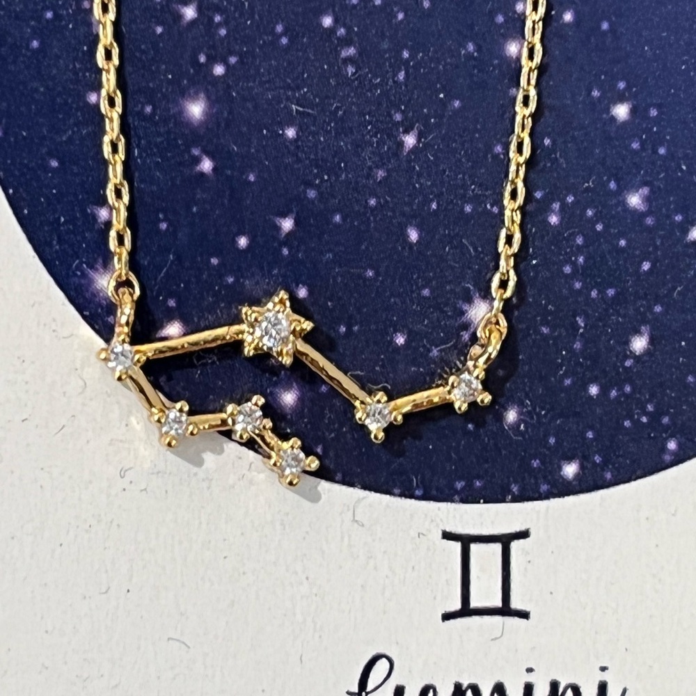 NWT Zodiac Gemini necklace gift birthday constellation astrology